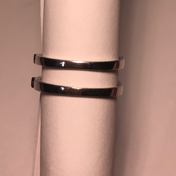 2 Sterling silver rings green and pink stones - Picture 5 of 5